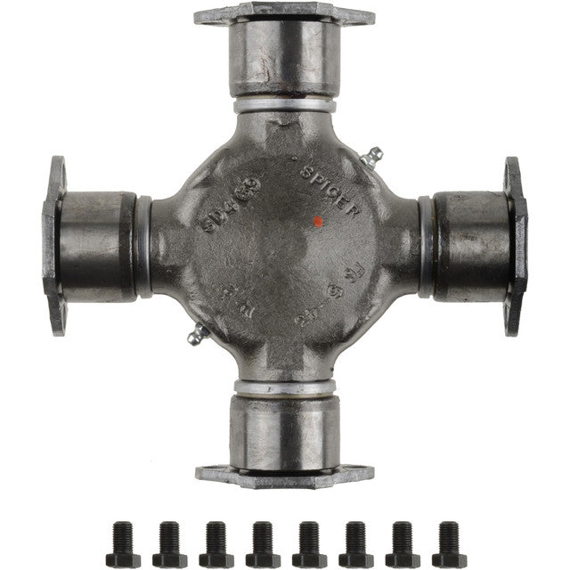 Spicer Universal Joint - 1810 Series, BP Style, Steel, 1.938 in Bearing Cap Diameter, Greaseable 5-281X