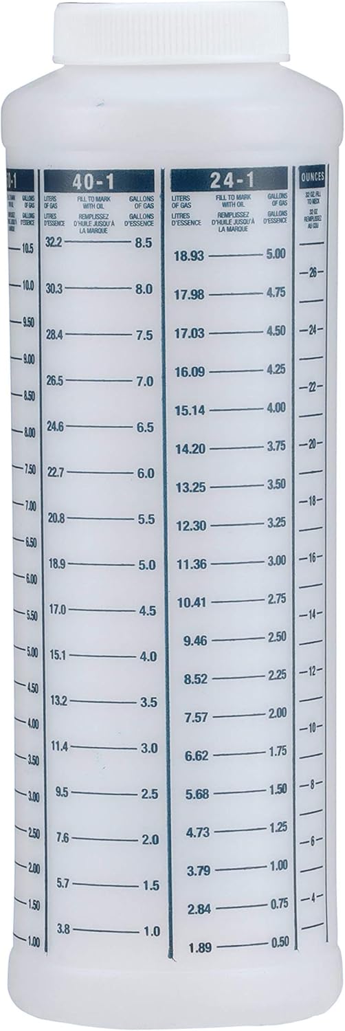 Wide Mouth Mixing Bottle Marine Fuel/ 2 stroke