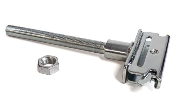 Universal wall mount spare tire carrier for enclosed trailer