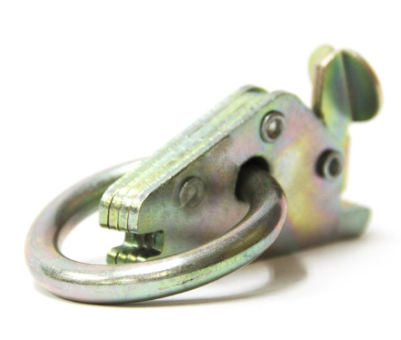 5.9K stainless lashing hook with round ring for E-A track series