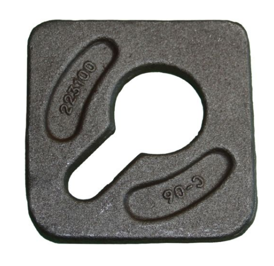 Steel banjo eye for 1/2" chain