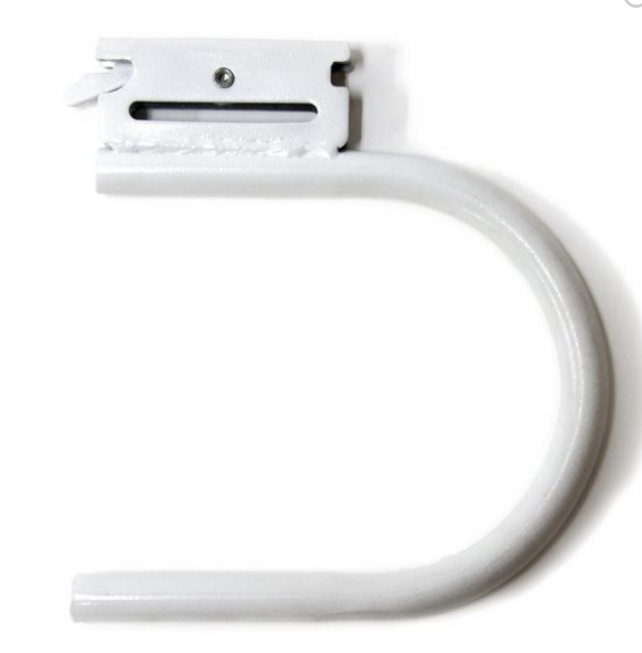 White U-bracket for E-A track series