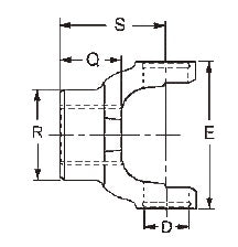 1310 series End Yoke 2-4-433