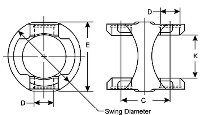 1310 Series Center Yoke 2-26-497
