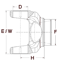 1710 Tube Yoke 6-28-407