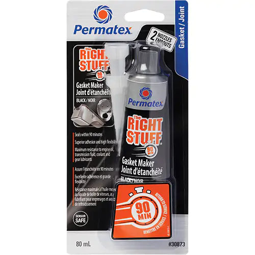 The Right Stuff® 90 Minute Gasket Maker, Tube, Black 80ML