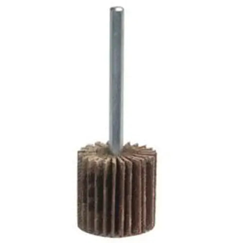 Super Finish Mini Flap Wheel, Aluminum Oxide, 60 Grit, 1-3/16" x 1/4" x 1/4"