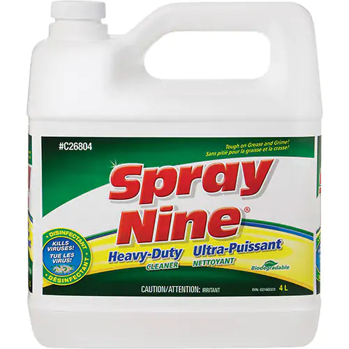 Spray Nine Heavy-Duty Cleaner, 4 L, Jug
