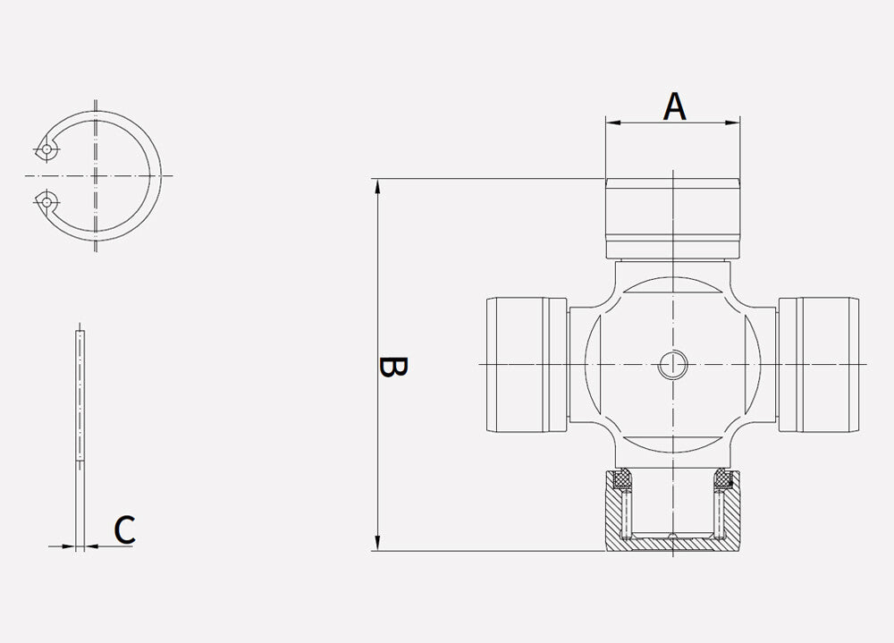 Series 1 Cross and Bearing Kit 22mm X 54mm