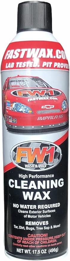 Waterless Car Wash & Wax with Carnauba for Multiple Surfaces - Cleaning Wax Ultra Shine Spray Fast Cleaner - No Silicone 17.5 oz / 496 g