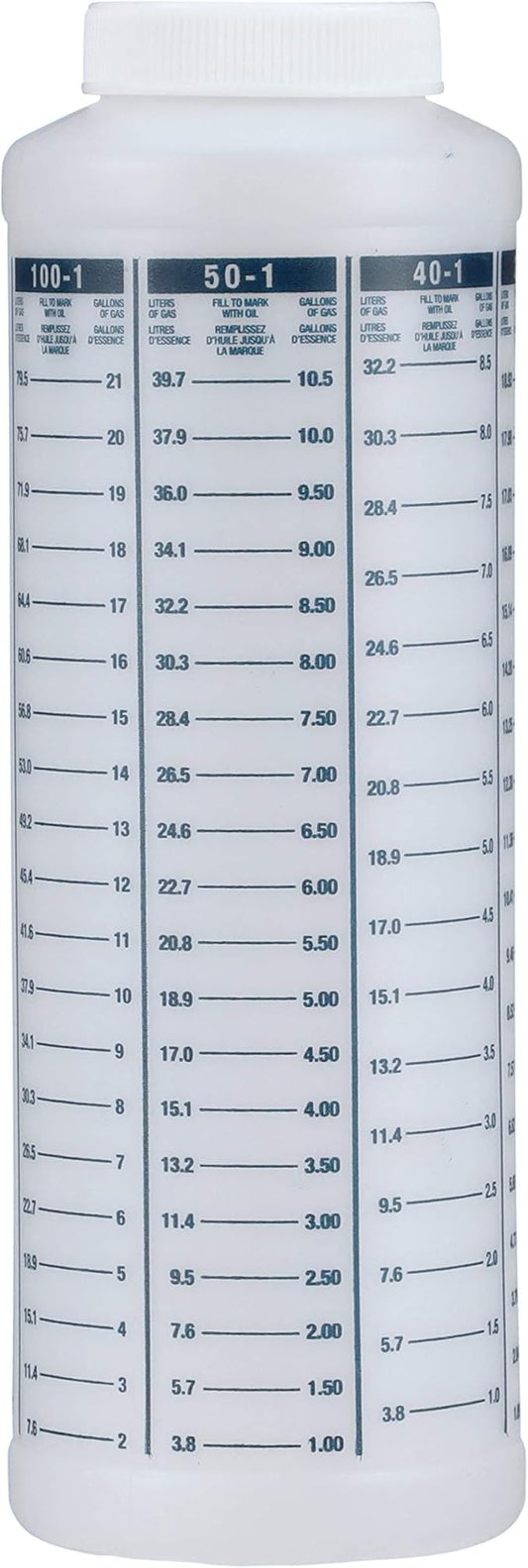 Wide Mouth Mixing Bottle Marine Fuel/ 2 stroke