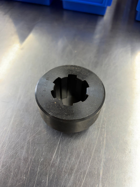 X Weld-on Hub 1-3/8" 6Splines