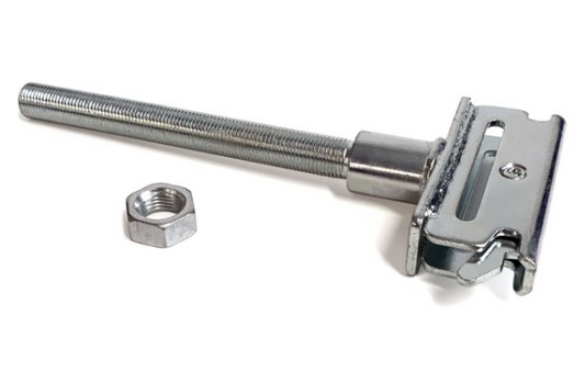 Universal wall mount spare tire carrier for enclosed trailer
