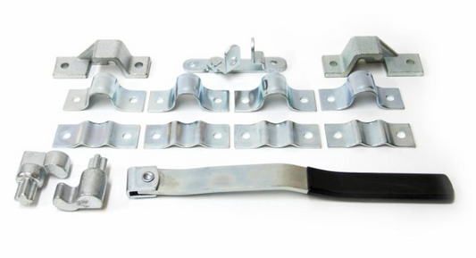 Cam lock door without tubing