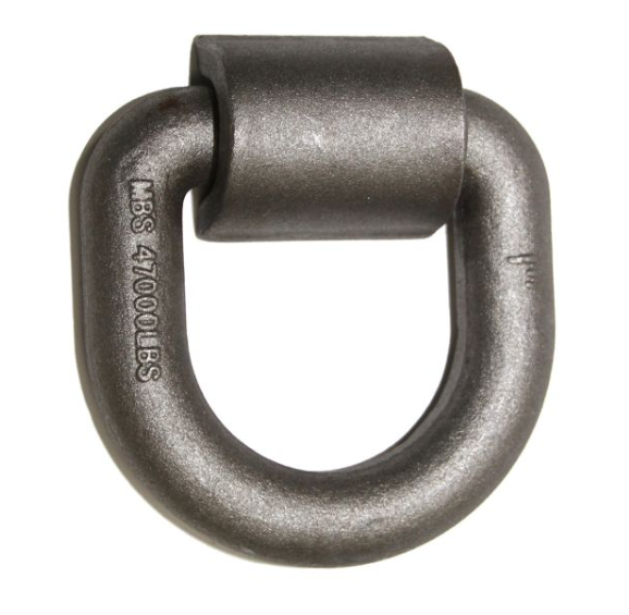 1" x 5" x 5" 47K weld-on tie-down ring