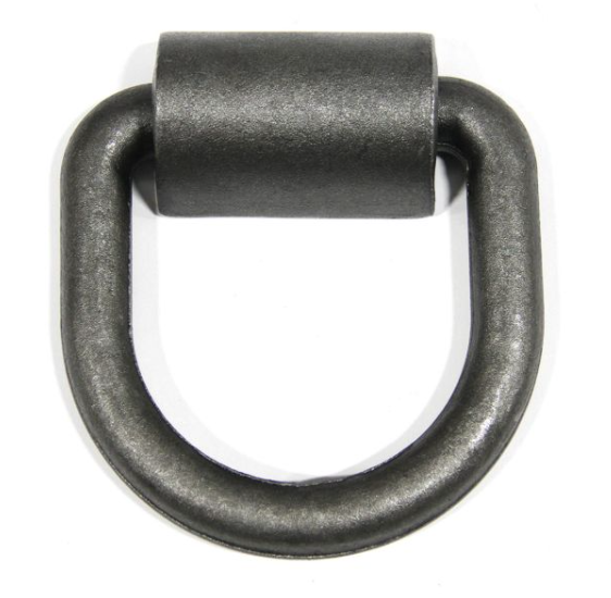 5/8" x 4 1/4" x 4 1/4" 18K weld-on tie-down ring