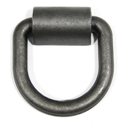 5/8" x 4 1/4" x 4 1/4" 18K weld-on tie-down ring