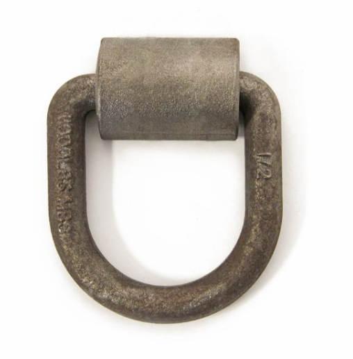 1/2" x 3 1/2" x 3 1/2" 10K weld-on tie-down ring
