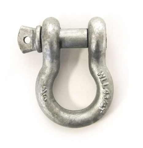 3/4" 10 472 lbs galvanized screw pin anchor shackle