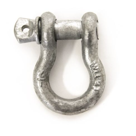 1/2" 4409 lbs galvanized screw pin anchor shackle