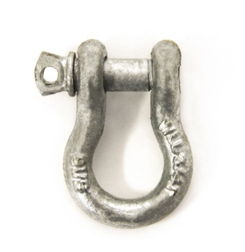 5/16" 1653 lbs galvanized screw pin anchor shackle