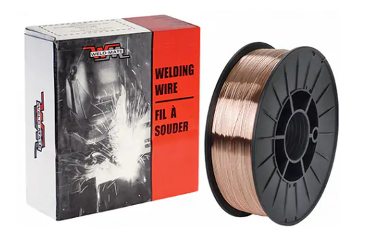 2LB ER70S6 Welding Wire, Carbon Steel, 0.035" Diameter