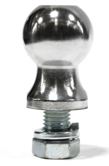 1 7/8" chrome trailer ball 2K 3/4" internal shank