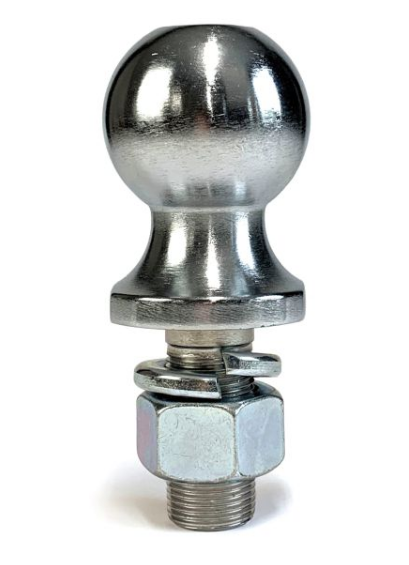 2 5/16" chrome trailer ball 10K 1" x 2-1/4" shank