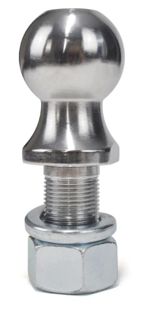 1-7/8" chrome trailer ball 3.5K 1" x 2-1/8" shank