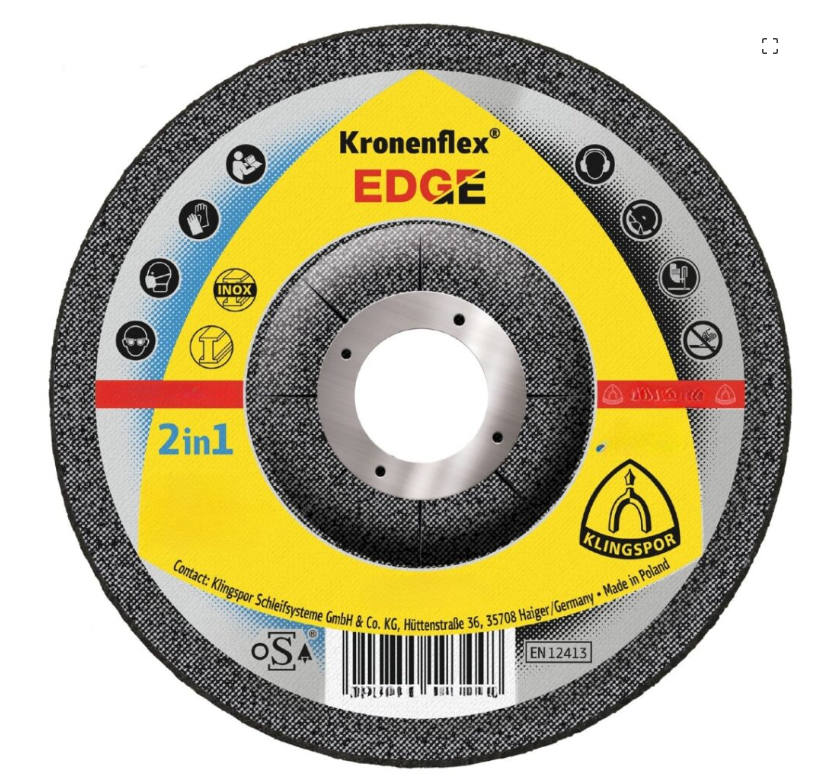 Klingspor 4-1/2 x .045 x 7/8 cut off wheel (sold individually, or in packs of 25)