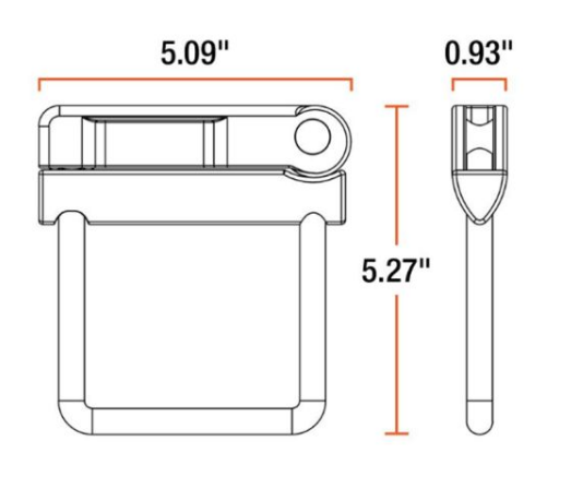 Anti-rattle hitch clamp for 2" receiver