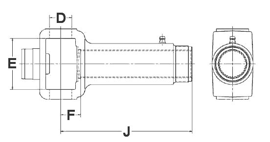 3R series Slip Yoke 3-38-5499