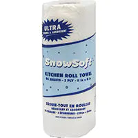Snow Soft™ Premium Kitchen Towels, 2 Ply, 85 Sheets/Roll, 8" W, 11" L (Case 24)