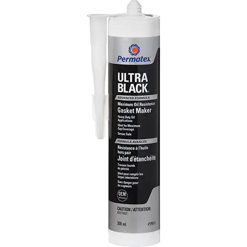 Ultra Black® Gasket Maker, Cartridge, Black 300ML