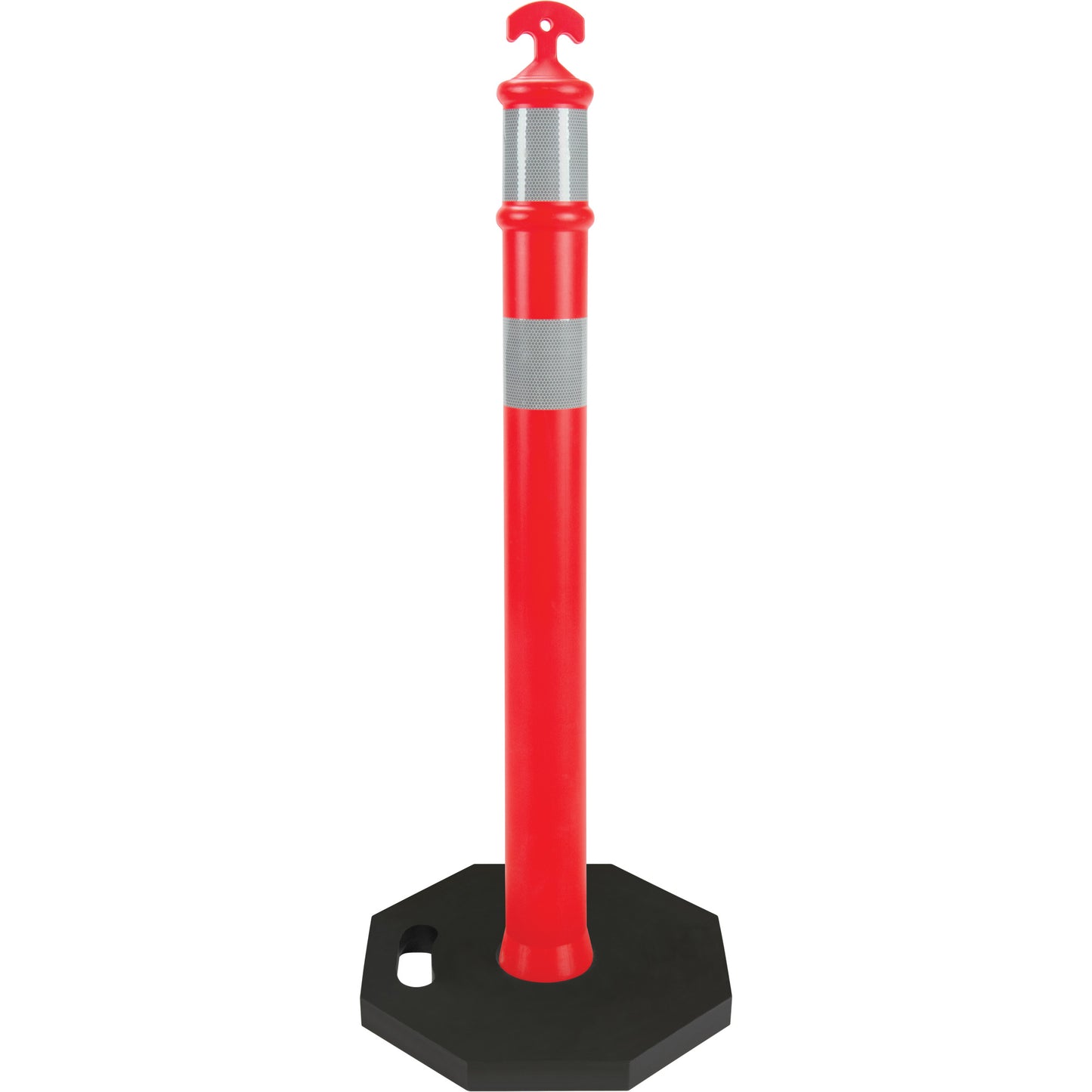 High-Visibility Delineator Post, 42" H, Orange