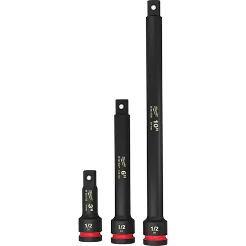 Shockwave™ Impact Duty™ Socket Extension Set, Impact, 1/2" Drive, 3"/6"/10" L